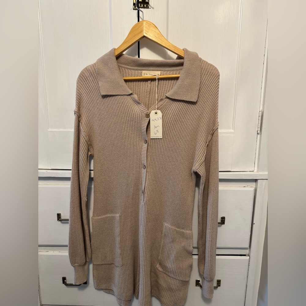 Cotton sweater short one piece jumpsuit size small NWT ByTogether brand